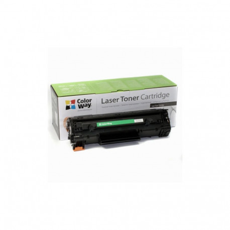 ColorWay Toner Cartridge, Black, Canon: 728/726, HP CE278A