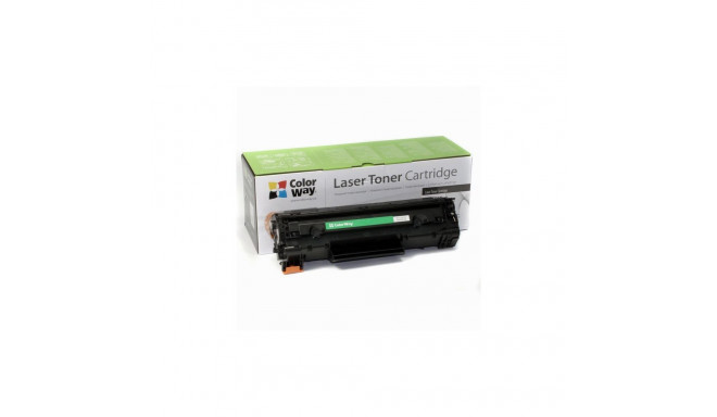 ColorWay Toner Cartridge, Black, Canon: 728/726, HP CE278A