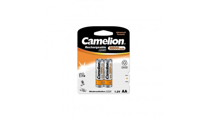 Camelion AA/HR6, 2500 mAh, Rechargeable Batteries Ni-MH, 2 pc(s)