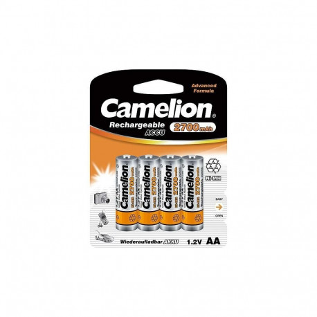 Camelion AA/HR6, 2700 mAh, Rechargeable Batteries Ni-MH, 4 pc(s)