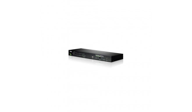 Aten CS1716A 16-Port PS/2-USB VGA KVM Switch with Daisy-Chain Port and USB Peripheral Support