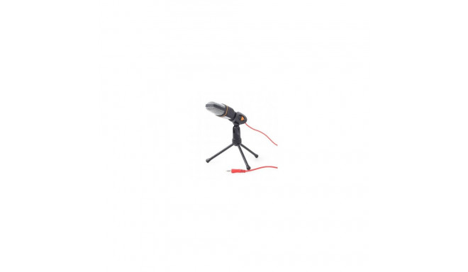 Gembird Desktop microphone with a tripod MIC-D-03 Built-in microphone, 3.5 mm, Black