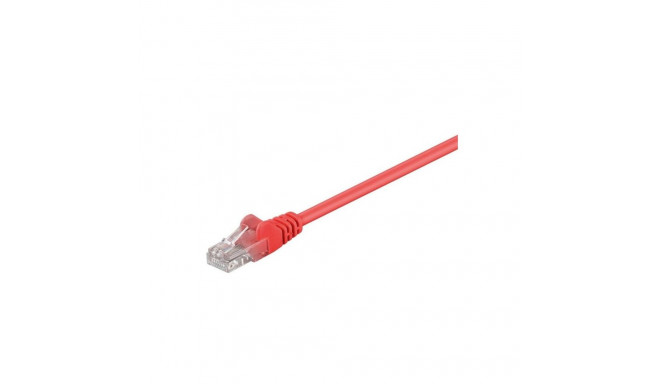 Goobay 68349 CAT 5e patch cable, U/UTP, red, 10 m