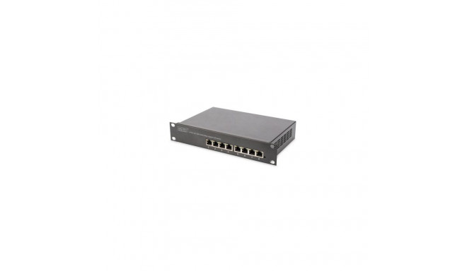 Digitus 8-port Gigabit Ethernet PoE switch DN-95317 10/100/1000 Mbps (RJ-45), Unmanaged, Rackmountab