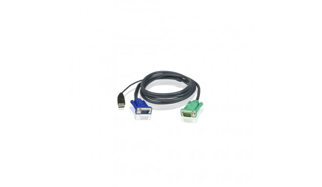Aten 2L-5202U 1.8M USB KVM Cable with 3 in 1 SPHD