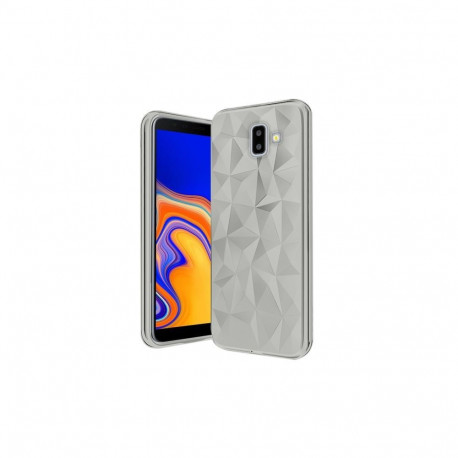 GreenGo Samsung J6 Plus 2018 Geometric Case Gray
