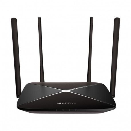 Router Mercus AC12G, 2.4+5 GHz, 802.11ac/n, 1xWAN, 3xLAN (WiFi 5)