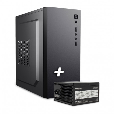 Sbox PCC-12 MicroATX + PSU-400