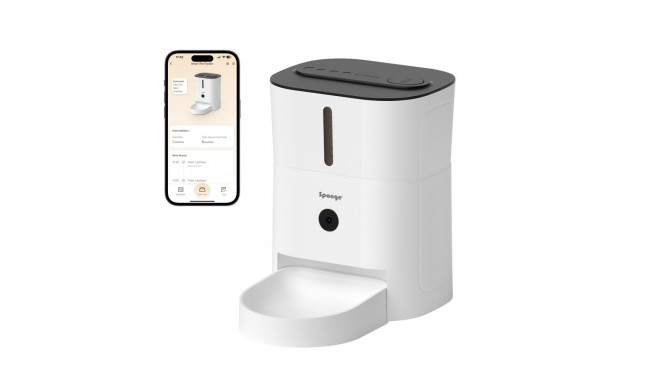 Sponge Automatic Pet Feeder Smart Camera