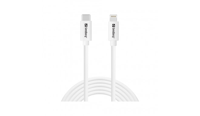 Sandberg 136-59 USB-C PD to Lightning MFI cable, 2M