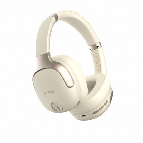 Manta HDP1001CR RYTMO ELEGANCE Wireless Over-Ear Headphones, Cream