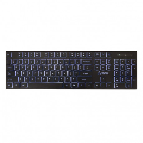 Sbox K-22 Keyboard US Black