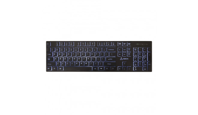 Sbox K-22 Keyboard US Black