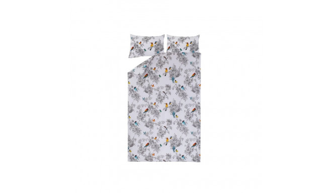 BED COV SET Bird Wilde SATEEN 160x200CM