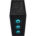 "ATX CMT340 FSP Plus Mid tower/Tempered Glass side panel/2xUSB 3.0/HD Audio/ARGB/4x120mm fan/Black"