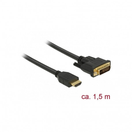 "DELOCK HDMI zu DVI 24+1 Kabel bidirektional 1.5 m"