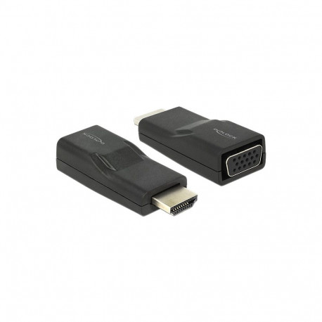 DELOCK adapter HDMI-A pistik–VGA pesa Premium