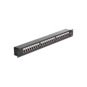 "DELOCK Netzwerk 48.26cm 19Zoll Kupplungs-Patchpanel 24 Port Cat.6"