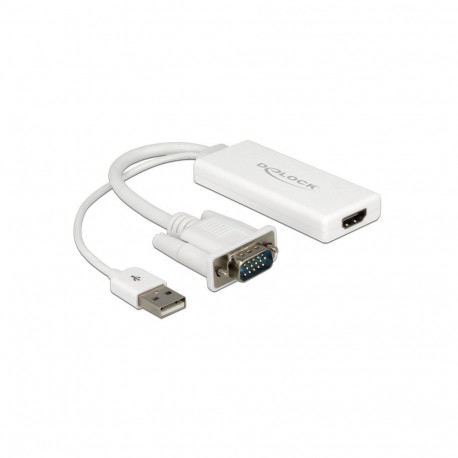 "DELOCK Adapter VGA + Audio zu HDMI mit Kabel"