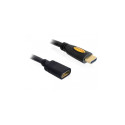 "DELOCK Verlngerungskabel High Speed HDMI mit Ethernet Verlngerung HDMI A Stecker > HDMI A Buchse 2m
