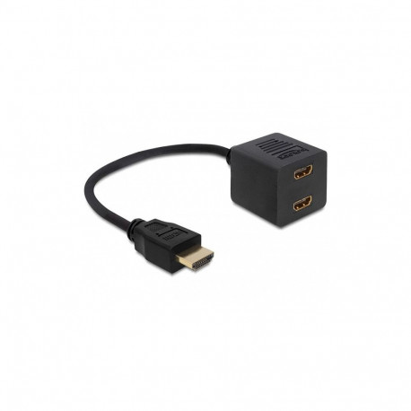 "High Speed HDMI mit Ethernet Splitter 1 x Stecker zu 2 x Buchse"