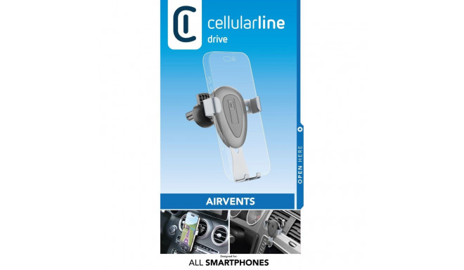 "Cellularline Slide - Universal In Car Holder BLACK"