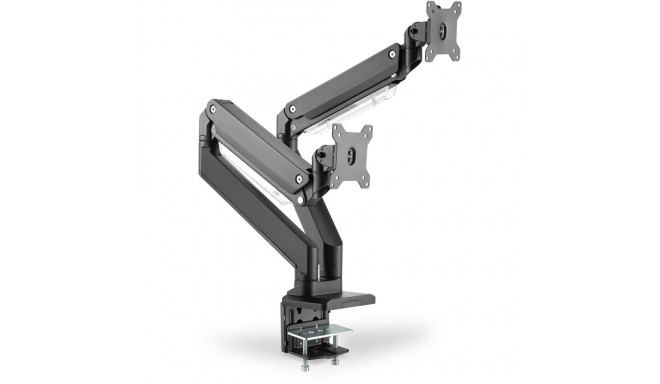 "DIGITUS DA-90427 Tischhalterung für 2 Monitore 2x 35"" 2x 15KG schwarz Gasdruckfeder DA-90427"