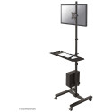 "Neomounts FPMA-MOBILE1700 mobiler Arbeitsplatz für PC. Flachbildschirm (max. 32""/81 cm). Tastatur 