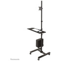 "Neomounts FPMA-MOBILE1700 mobiler Arbeitsplatz für PC. Flachbildschirm (max. 32""/81 cm). Tastatur 