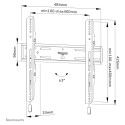 "NEOMOUNTS WL30S-850BL14 Select Screen Wall Mount 81.28-165.1cm 32-65Zoll max 60kg fixed VESA 400x40