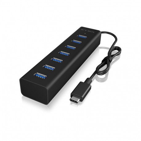 "ICY BOX IB-HUB1700-C3 USB-C HUB 7-Port 7xUSB 3.0"