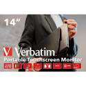 "Verbatim PMT-14 Portable Touchscreen Monitor 14"" FullHD 1080"