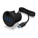 "HUB Tisch-Hub 4x USB 3.0 Type-A ICY BOX"