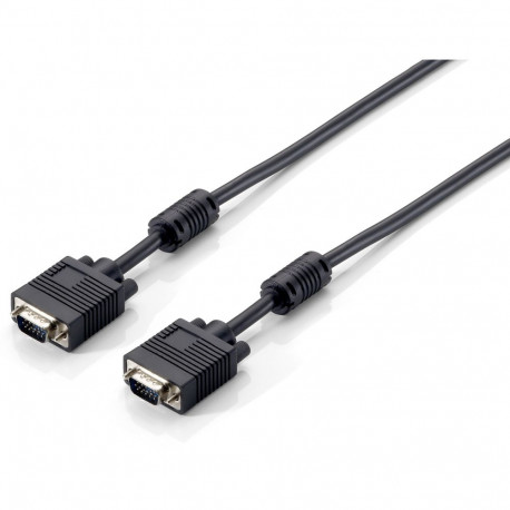 "Equip VGA Kabel HD15 St/St 1.80m 1920x1080/60Hz schwarz Polybeutel"