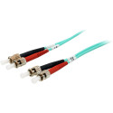 "Equip LWL Patchkabel ST->ST 10.00m Multimode Duplex OM3 turq Polybeutel"