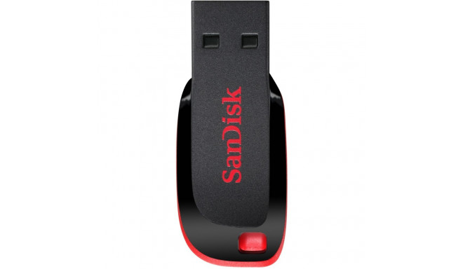 "STICK 32GB USB 2.0 SanDisk Cruzer Blade black/red"