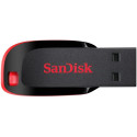 "STICK 32GB USB 2.0 SanDisk Cruzer Blade black/red"