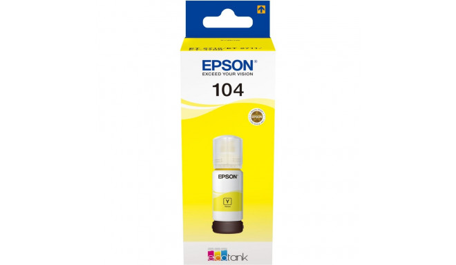"Epson Tinte 104 EcoTank C13T00P440 Gelb bis zu 7.500 Seiten"