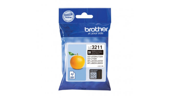 "Brother Tinte LC-3211BK Schwarz bis zu 200 Seiten nach ISO/IEC 24711"