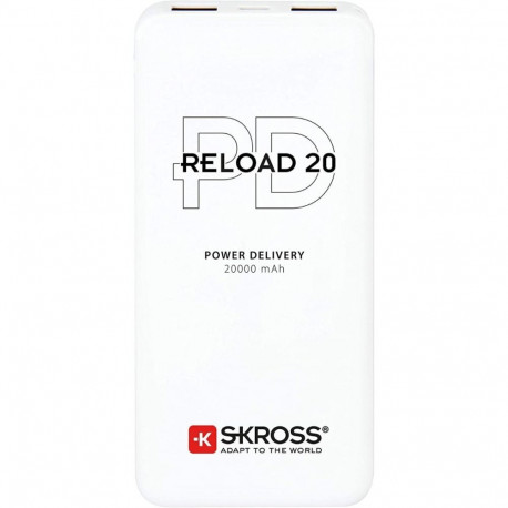 Akupank Skross Reload 20000mAh, valge