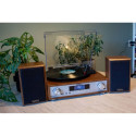 Lenco HiFi set record player/DAB+/FM/BT/USB wood