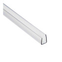 Protective edge U-profile for polycarbonate 8mm, 6pcs.