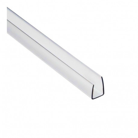 Protective edge U-profile for polycarbonate 8mm, 9pcs.