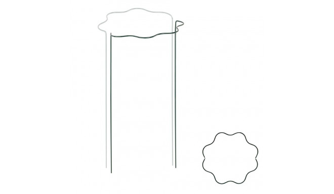 Lainerõnga tugi taimedele 1/2 ratas, läbimõõt 40 cm / kõrgus 55 cm