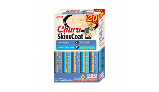 INABA Churu Skin&Coat Tuna recipe - cat treats - 20x14g