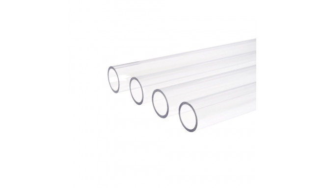 Eisrohr 16/13mm PETG HardTube 60cm (transparent, 4er Set)