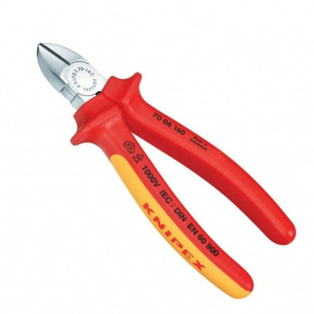 Seitenschneider 70 06 160 (rot/gelb, Länge 125mm)