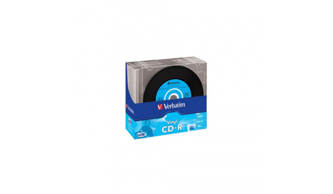 CDR 52x SC 700MB Verbatim DL Vinyl 10 pieces
