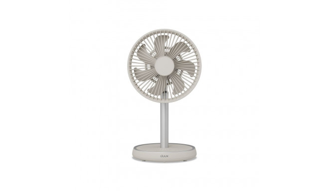 Duux Fan | Rize Flex | Stand Fan | Greige | Diameter 21 cm | Number of speeds 4 | Oscillation | 10 W