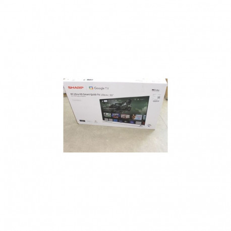 Sharp 55GP6260E | 55" (139cm) | Smart TV | Google TV | 4K UHD QLED | DAMAGED PACKAGING, USED AS DEMO